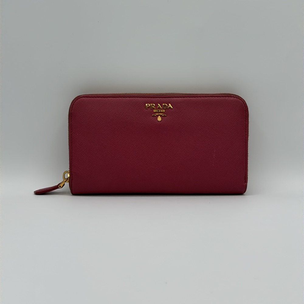 PRADA Saffiano Long Zip Wallet - Picture 3 of 10